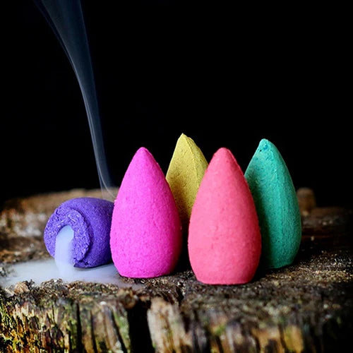 Incense Tower Tea Smoke Scented Backflow Aromatherapy Cones