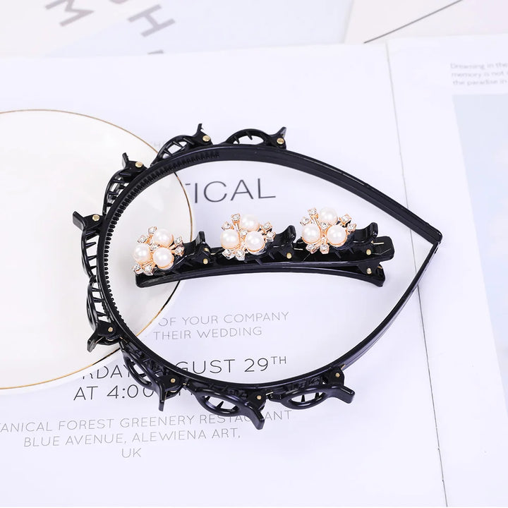 Double Layer Tiara Hair Clips