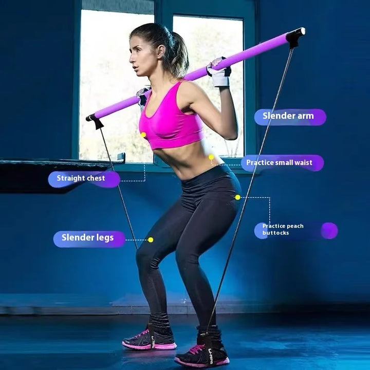 Multifunctional Fitness Equipment Stick Yoga Pilates