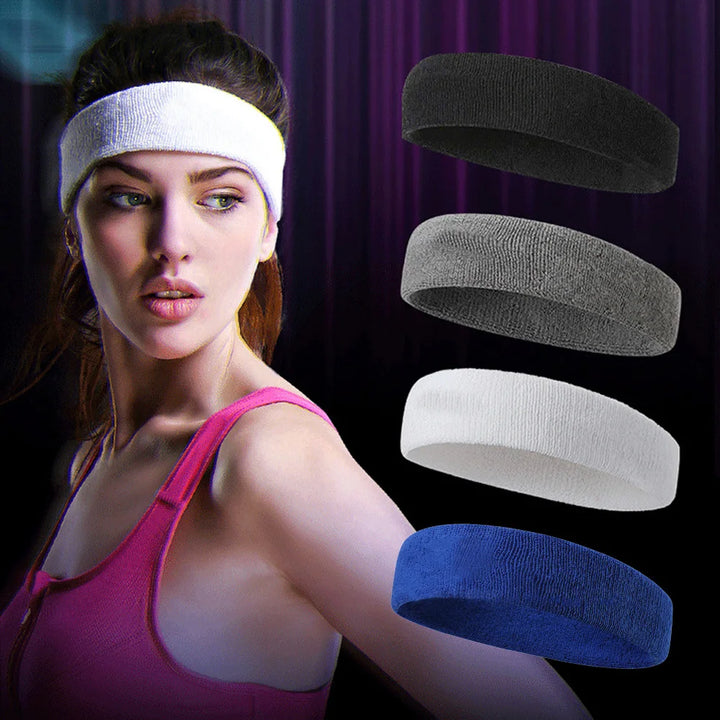 Unisex Men Women Sports Headband Yoga Gym Strong Elastic Headband Basketball Fitness Headband