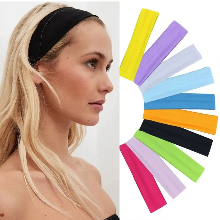 Summer Sports Yoga Headband Running Sweat-absorbent Headband for Women Men.