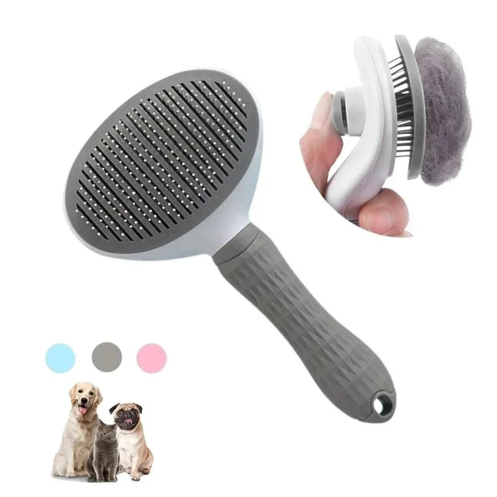 Dog and cat hair brush