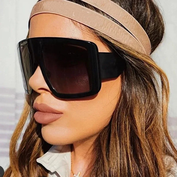 Women's Large Square Gradient Sunglasses