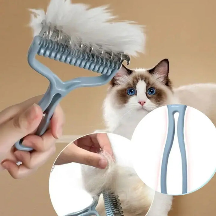 cat and dog hair knot remover, pet hair removal comb