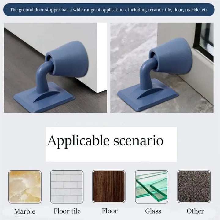 Mute silicone door stopper, self-adhesive