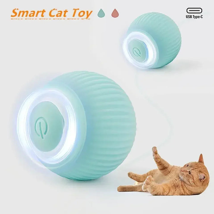 Smart Rolling Balls for Cats, Rechargeable Cat Toys.