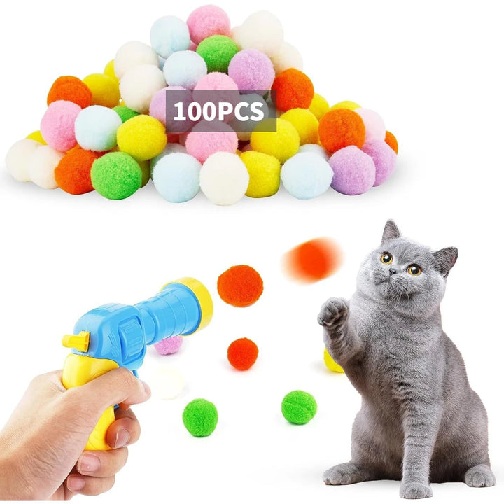 pompom launcher for cats