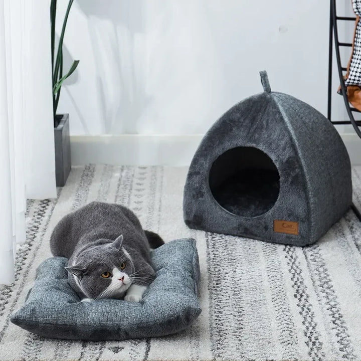 New triangular enclosed cat and dog nest cat house nest