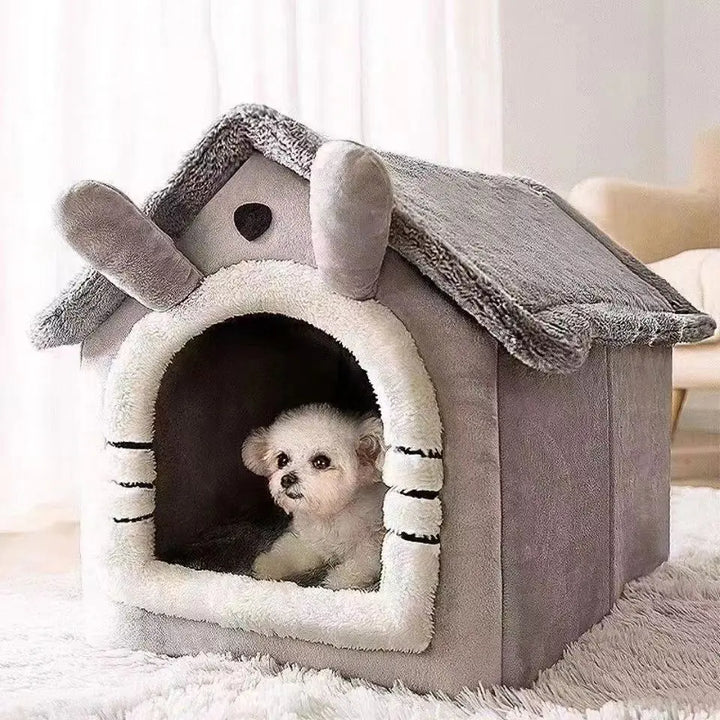 winter house for dogs and cats, removable cushion