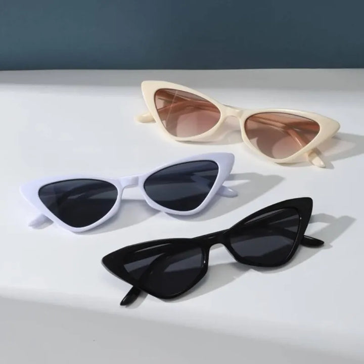 3 pairs per set women's small cat eye style sunglasses