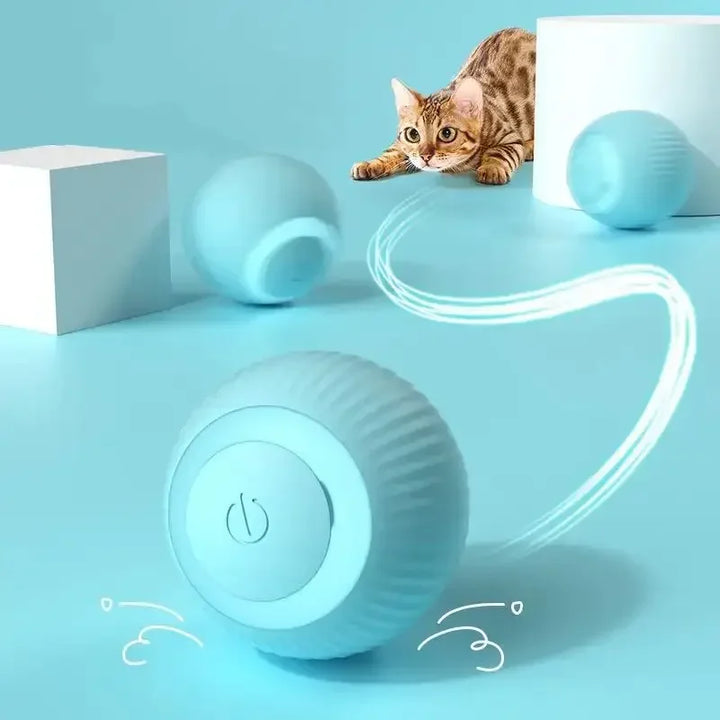 Smart Rolling Balls for Cats, Rechargeable Cat Toys.