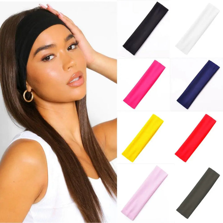 Summer Sports Yoga Headband Running Sweat-absorbent Headband for Women Men.