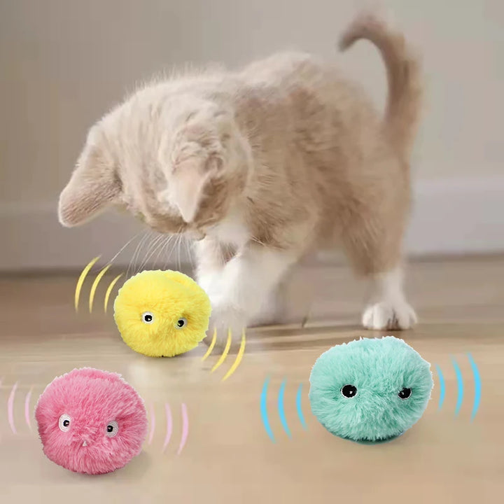 Smart Electric Plush Cat Ball