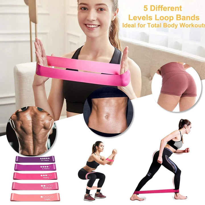 Resistance Bands Yoga Training Gym Fitness