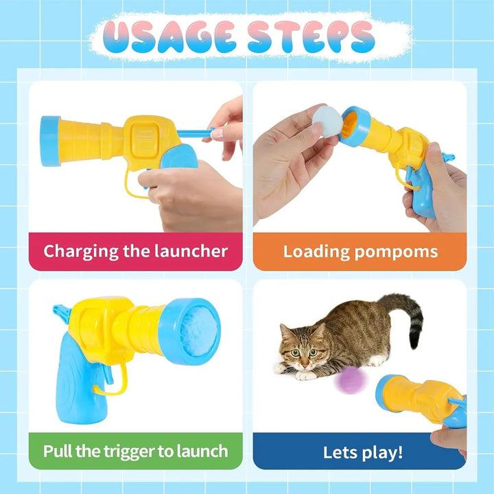 pompom launcher for cats