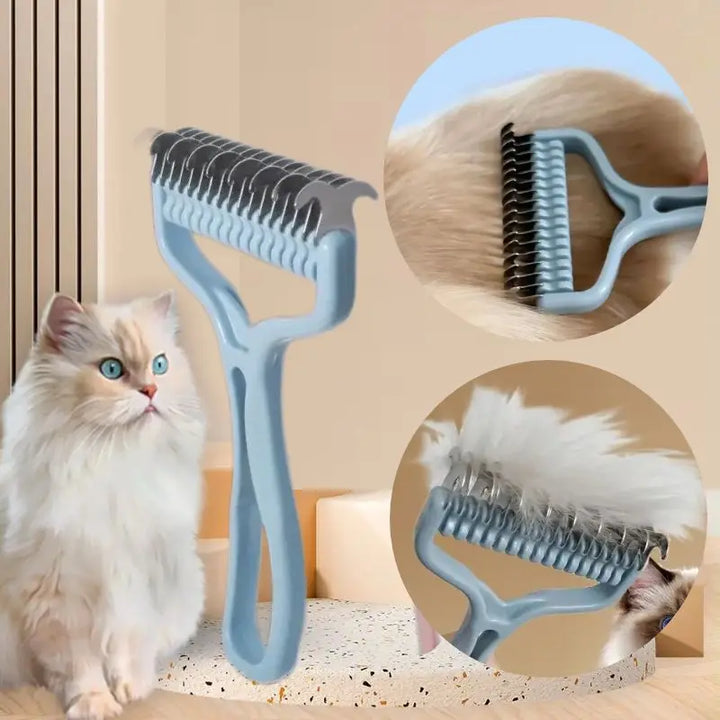 cat and dog hair knot remover, pet hair removal comb