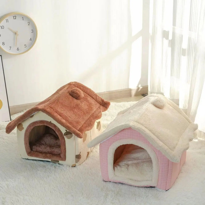 winter house for dogs and cats, removable cushion