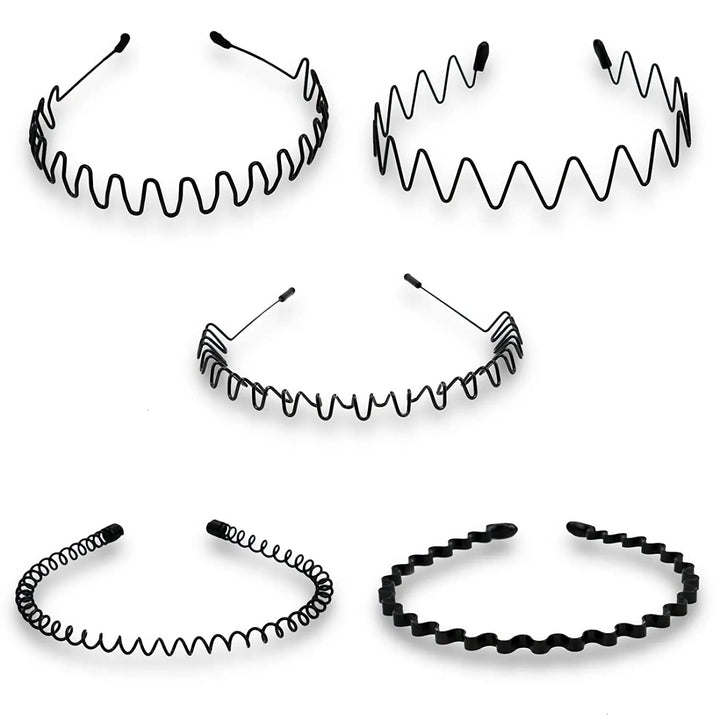 Non-slip simple metal hair bands