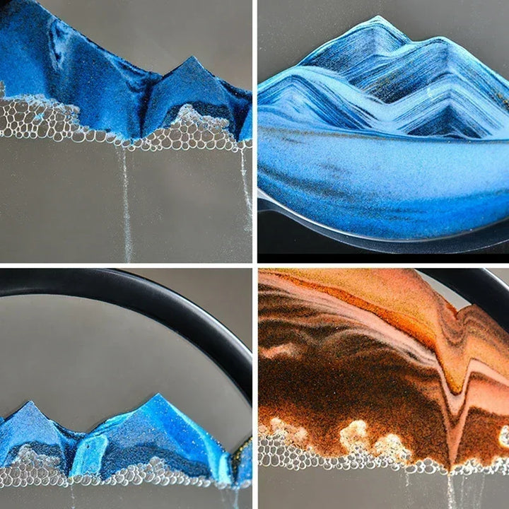 Deep sea 3D moving sand art image